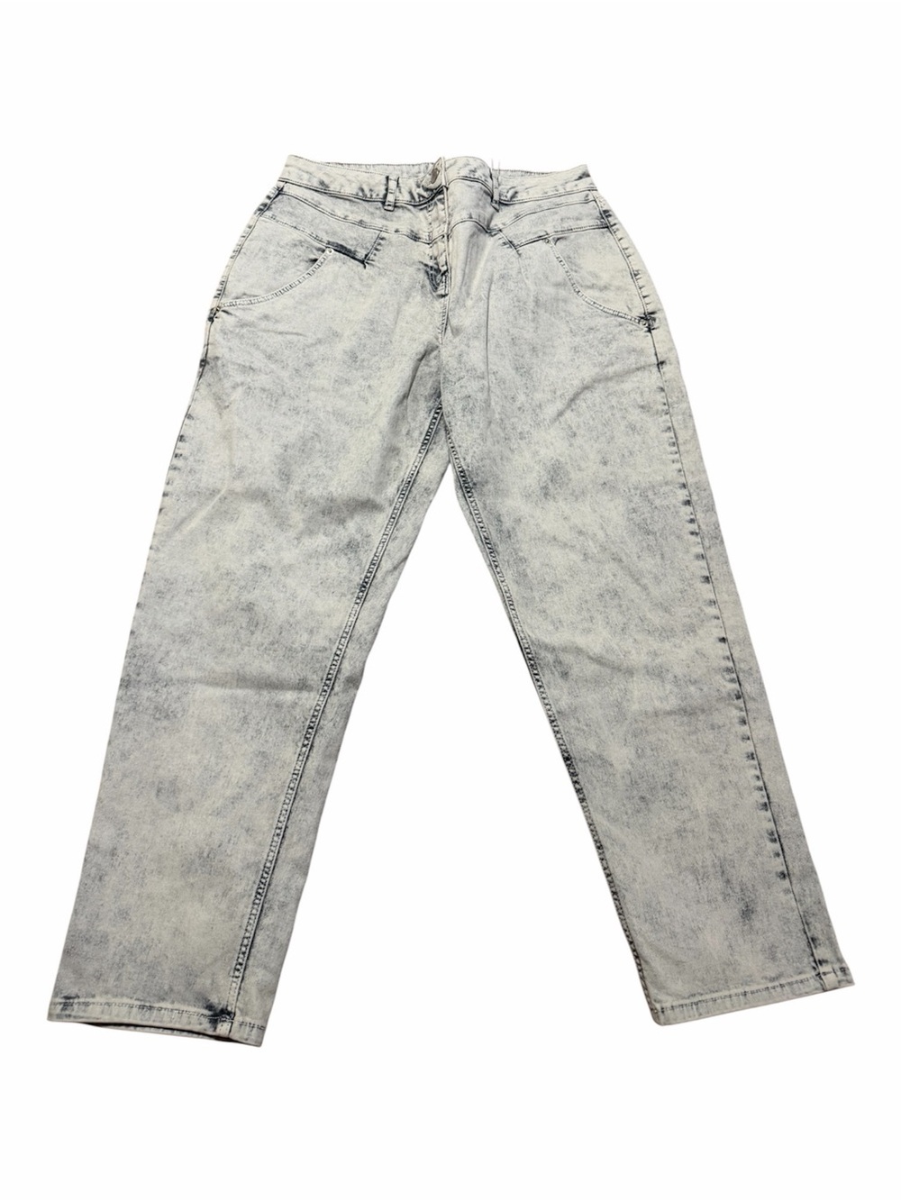 NWT Lascana Acid Was Women’s Straight Leg 90s Mom Jeans Size 10 Retro Grunge